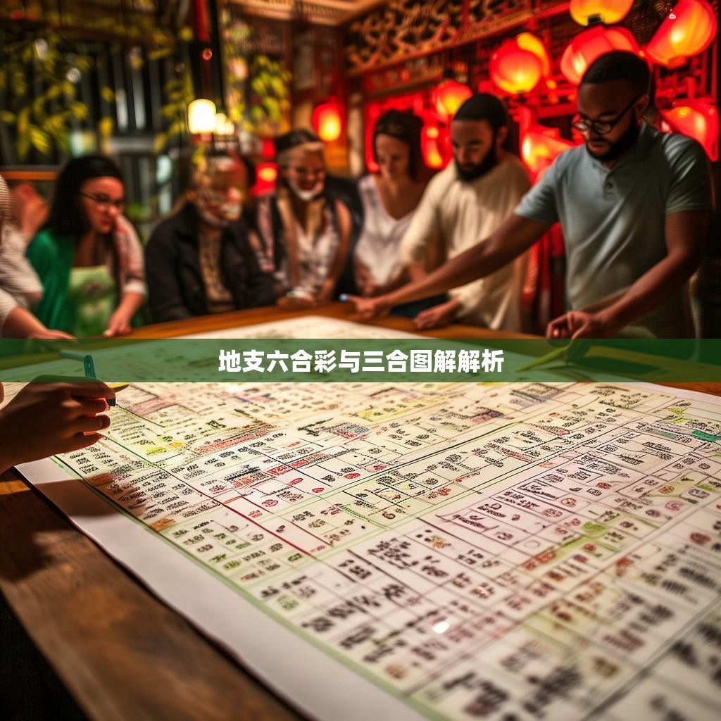 地支六合彩与三合图解解析