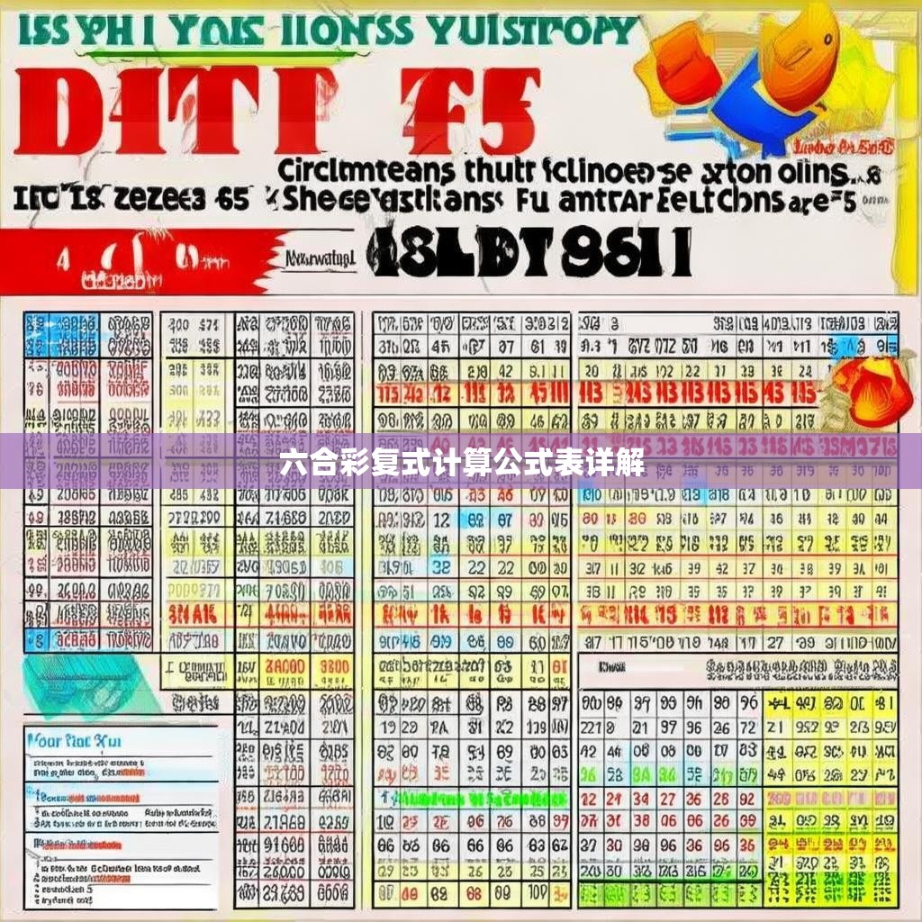 六合彩复式计算公式表详解