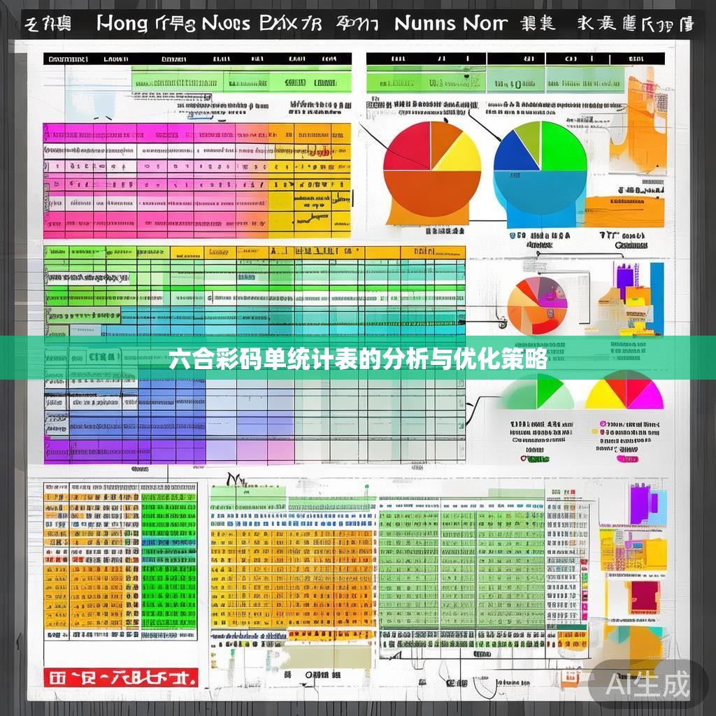 六合彩码单统计表的分析与优化策略