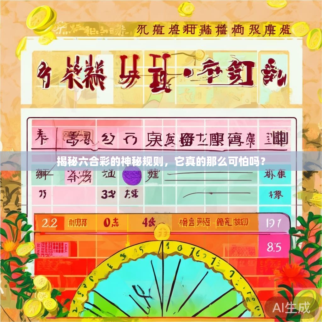 揭秘六合彩的神秘规则，它真的那么可怕吗？