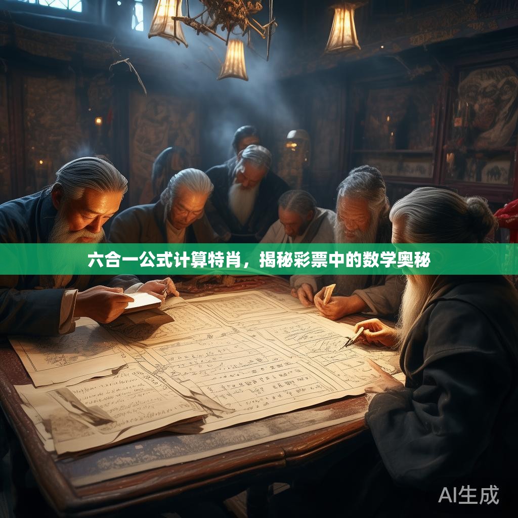 六合一公式计算特肖，揭秘彩票中的数学奥秘