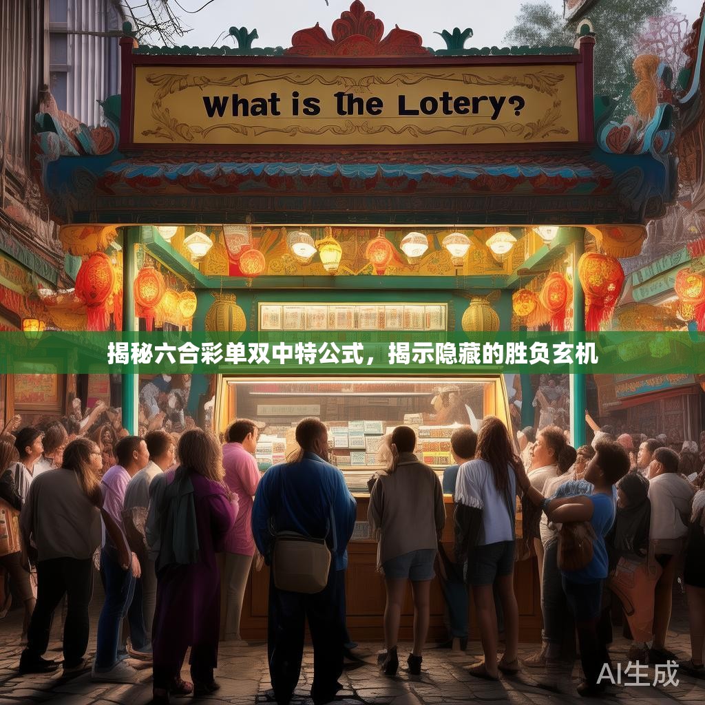 揭秘六合彩单双中特公式，揭示隐藏的胜负玄机