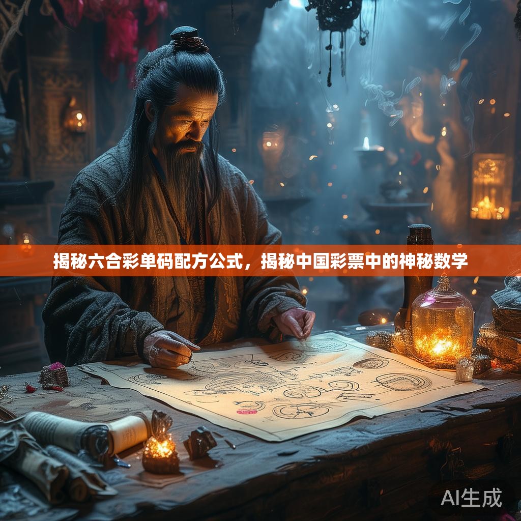 揭秘六合彩单码配方公式，揭秘中国彩票中的神秘数学