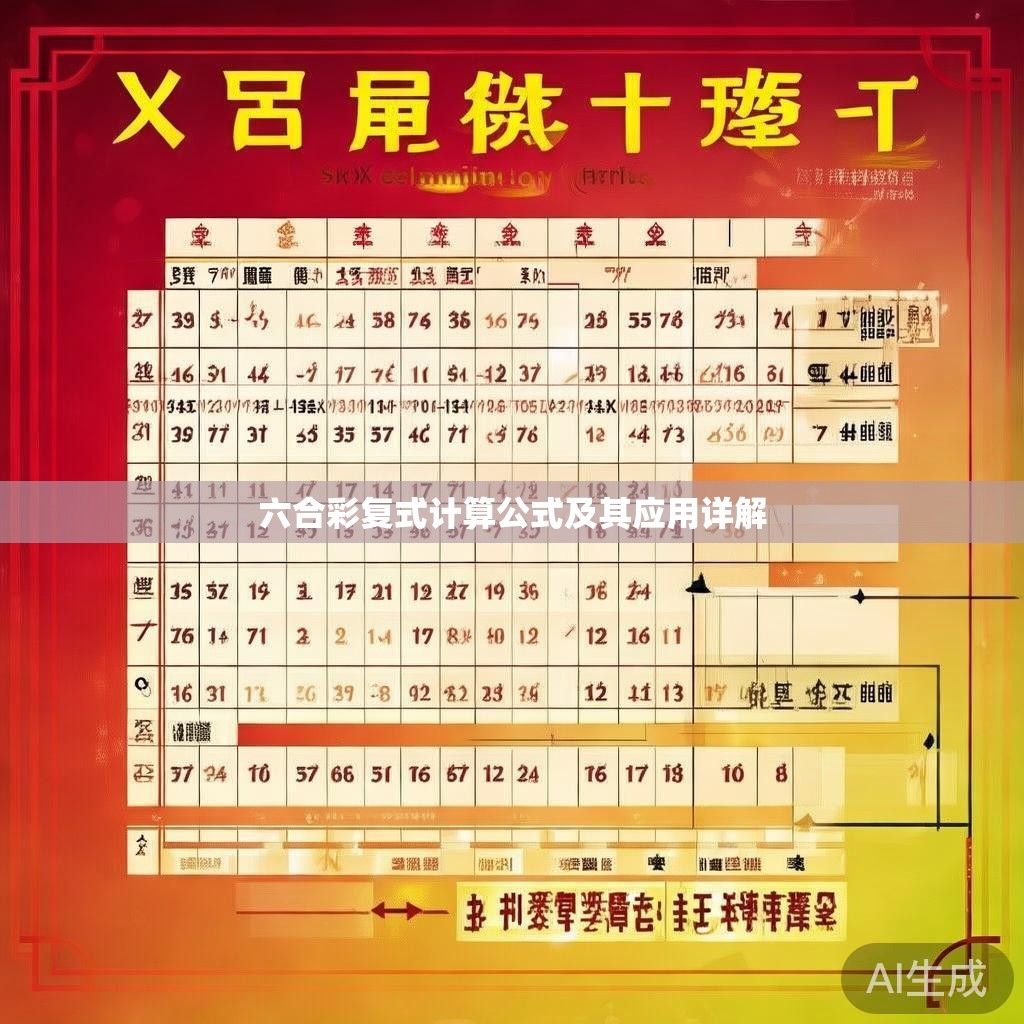 六合彩复式计算公式及其应用详解