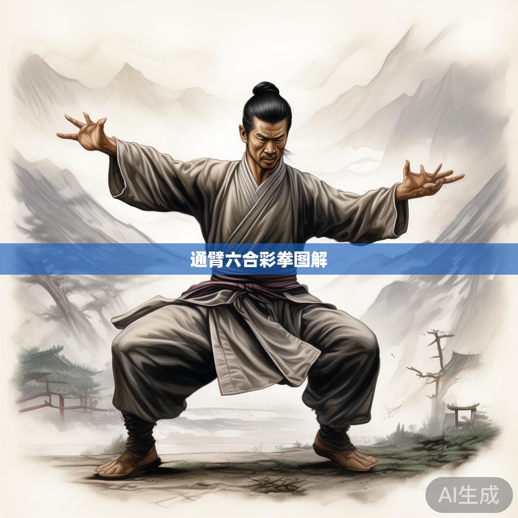 通臂六合彩拳图解