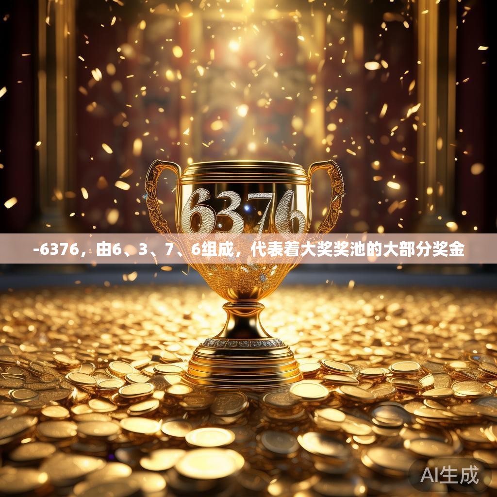 -6376，由6、3、7、6组成，代表着大奖奖池的大部分奖金