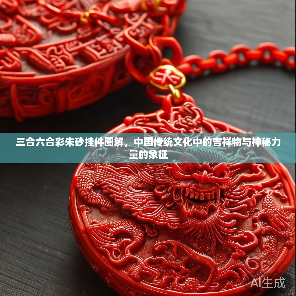 三合六合彩朱砂挂件图解，中国传统文化中的吉祥物与神秘力量的象征