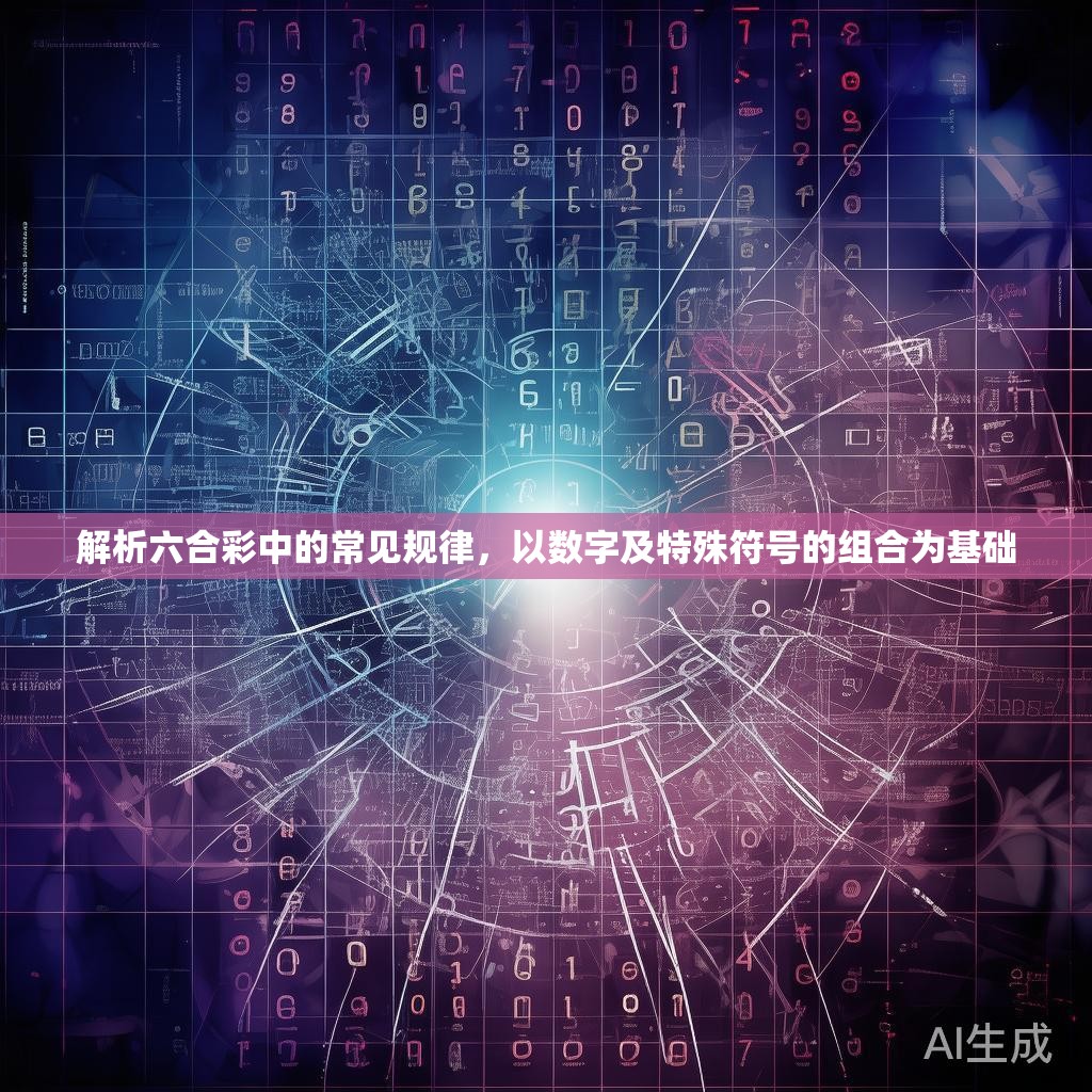 解析六合彩中的常见规律，以数字及特殊符号的组合为基础