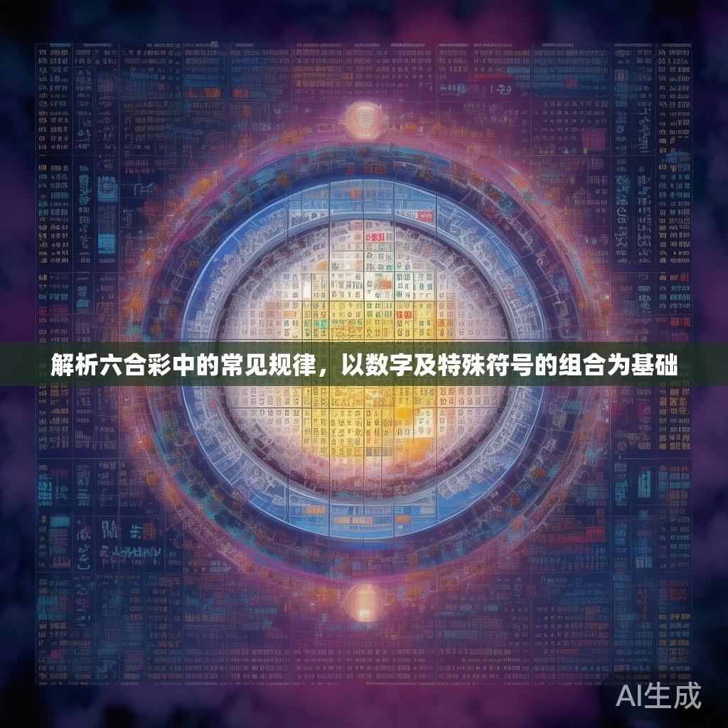 解析六合彩中的常见规律，以数字及特殊符号的组合为基础
