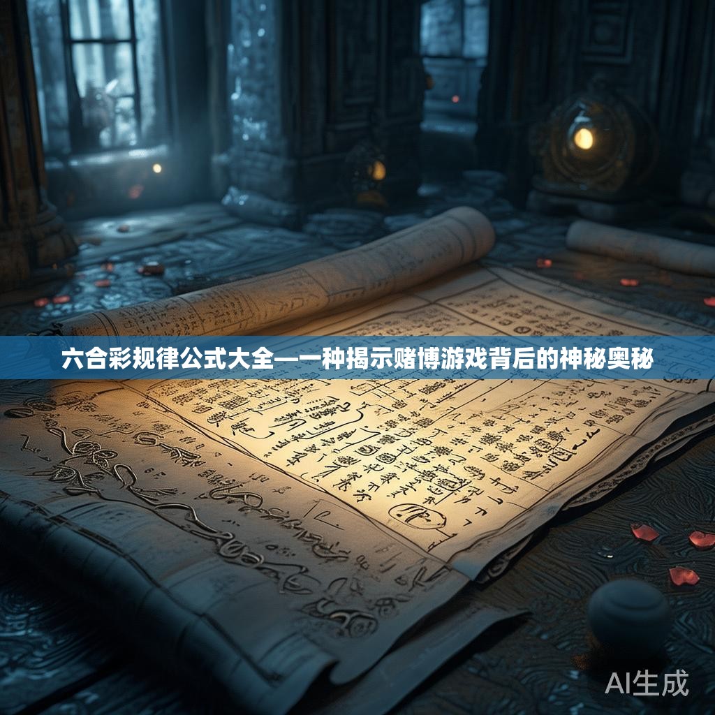 六合彩规律公式大全—一种揭示赌博游戏背后的神秘奥秘