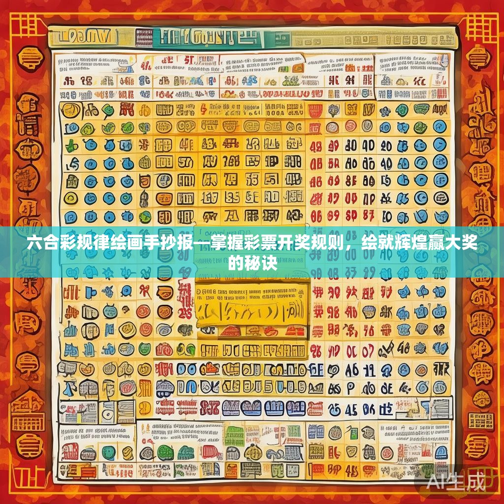 六合彩规律绘画手抄报—掌握彩票开奖规则，绘就辉煌赢大奖的秘诀