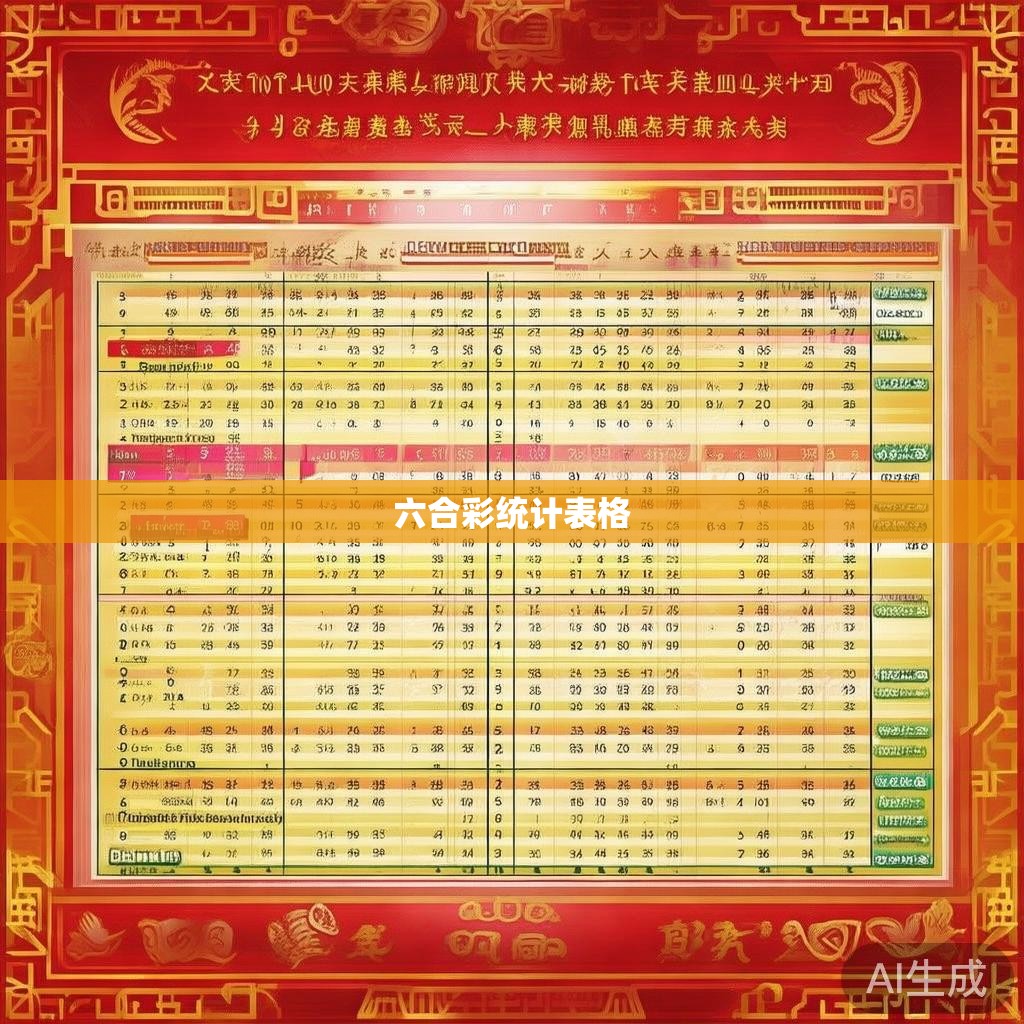六合彩统计表格 六合彩统计表格