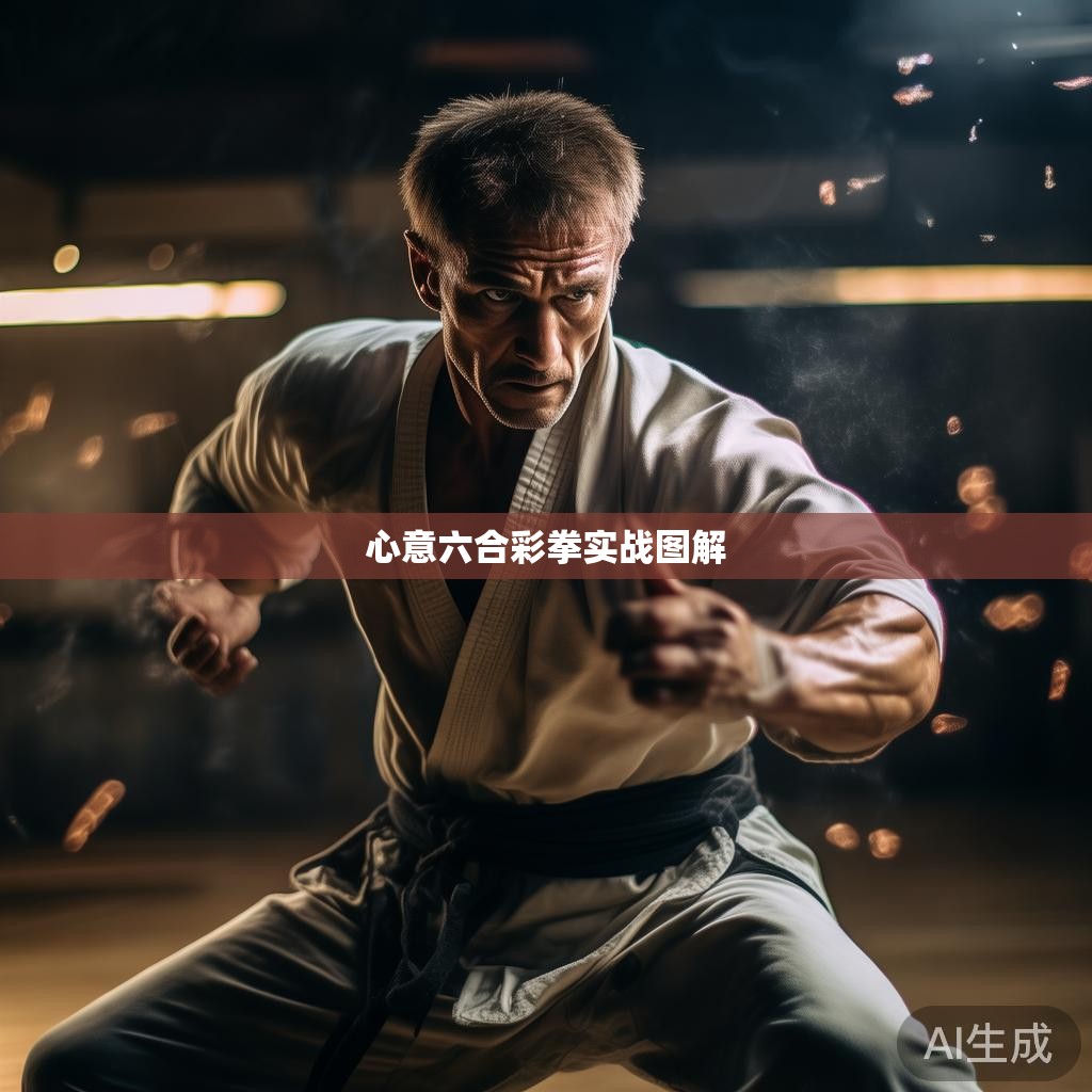 心意六合彩拳实战图解，探索一招制敌的智慧与策略