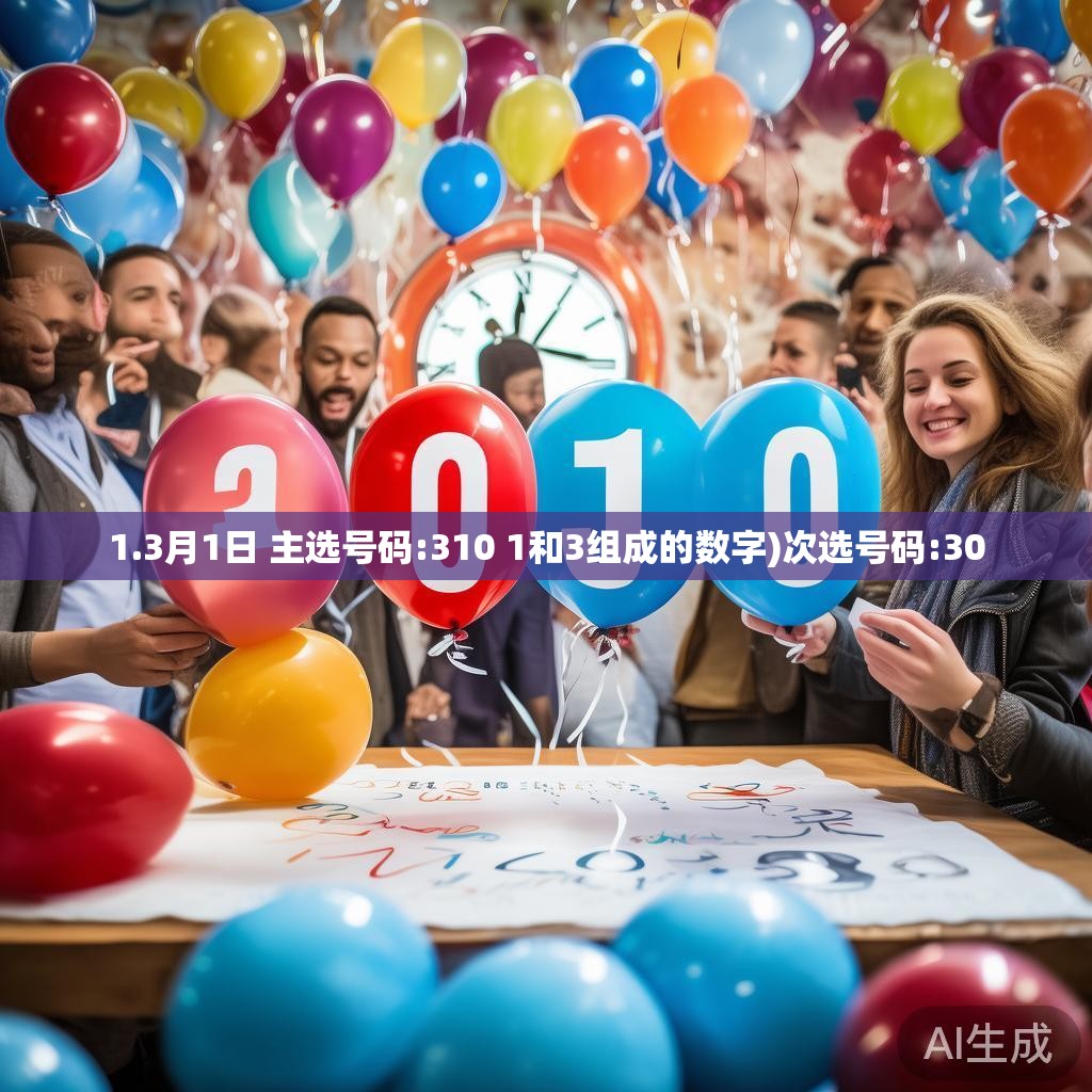 1.3月1日 主选号码:310 1和3组成的数字)次选号码:30 1.3月1日 主选号码:310 1和3组成的数字)次选号码:30
