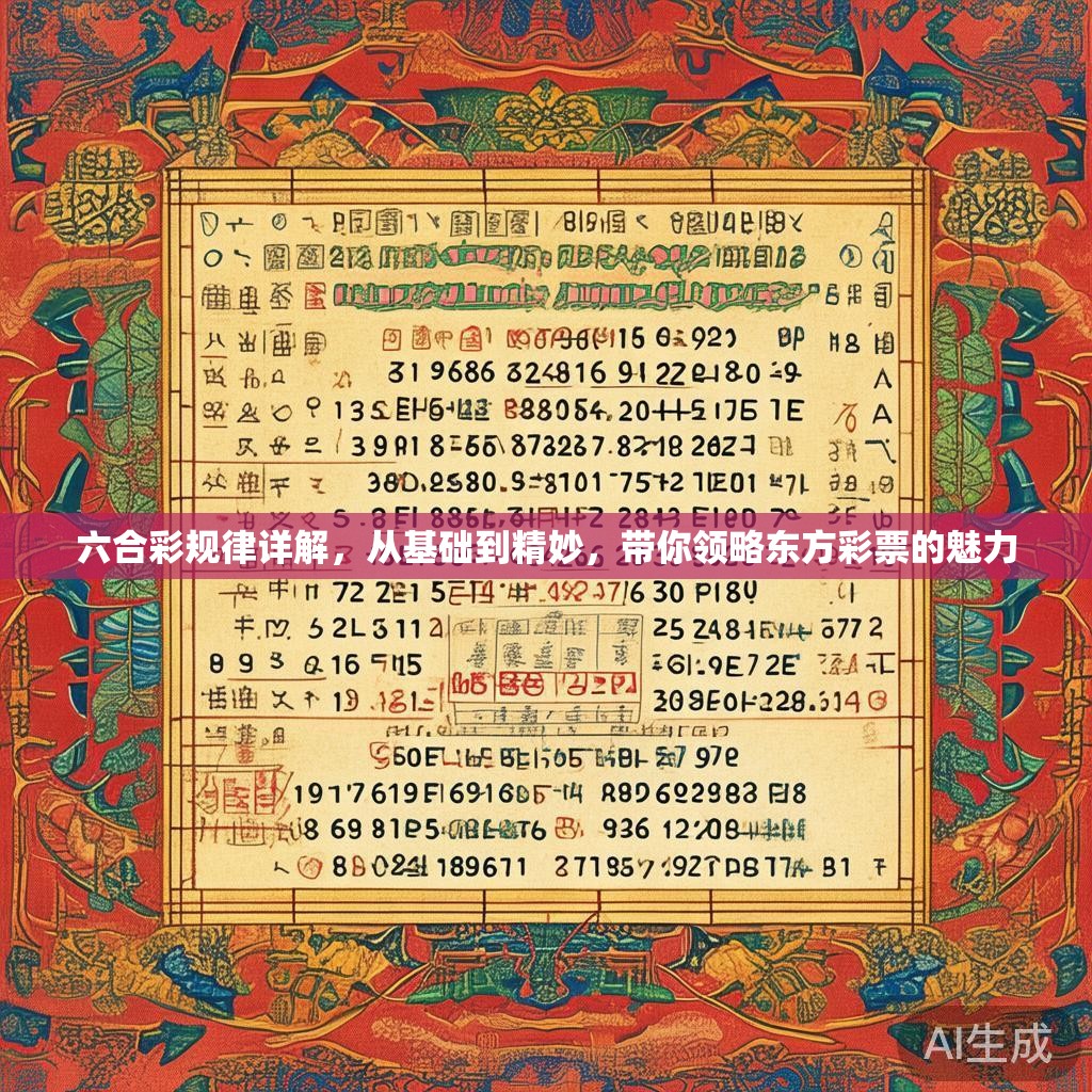六合彩规律详解，从基础到精妙，带你领略东方彩票的魅力