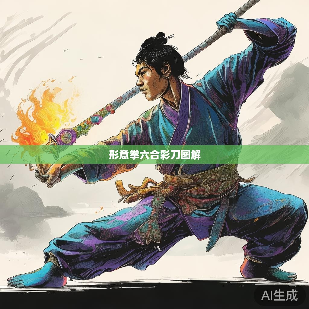 形意拳六合彩刀图解，探索中国传统武术的独特魅力与神秘力量
