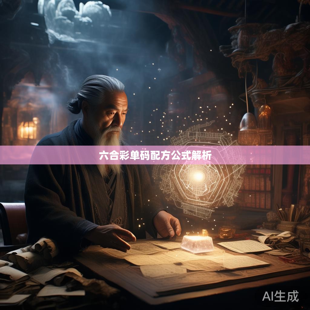 六合彩单码配方公式解析