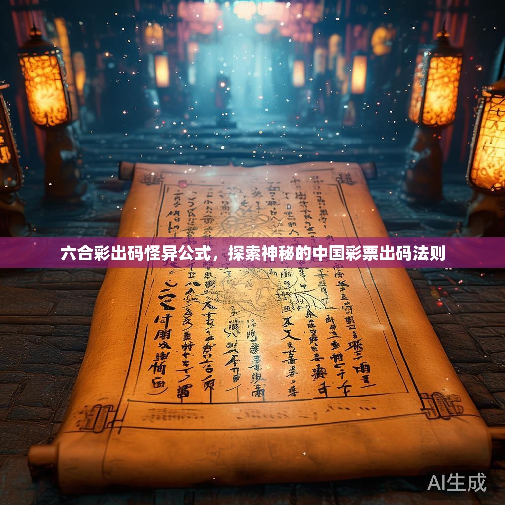 六合彩出码怪异公式，探索神秘的中国彩票出码法则