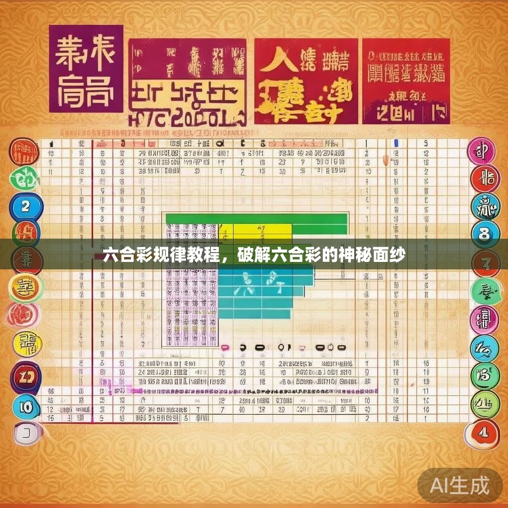 六合彩规律教程，破解六合彩的神秘面纱