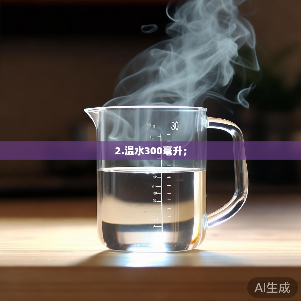 2.温水300毫升; 2.温水300毫升;