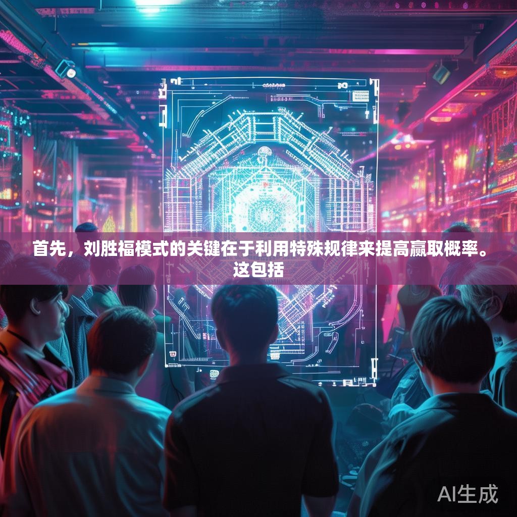 首先，刘胜福模式的关键在于利用特殊规律来提高赢取概率。这包括