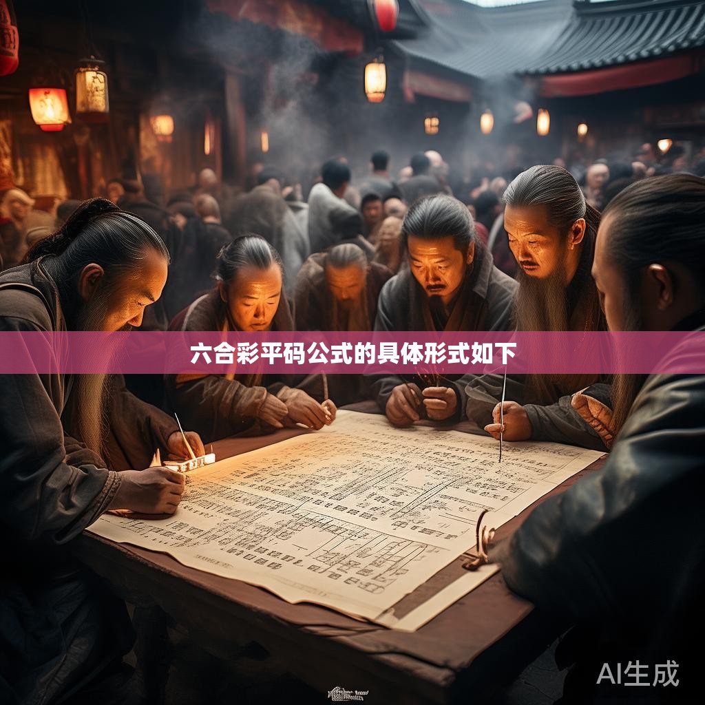 六合彩平码公式的具体形式如下 六合彩平码公式的具体形式如下