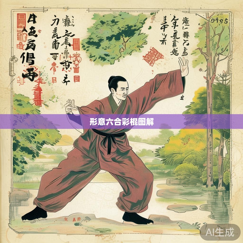 形意六合彩棍图解