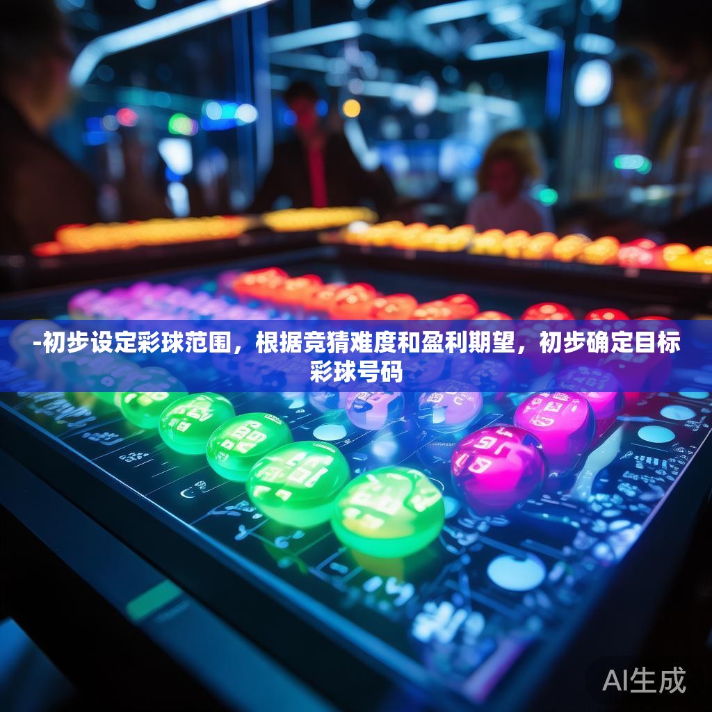 -初步设定彩球范围,根据竞猜难度和盈利期望,初步确定目标彩球号码 -初步设定彩球范围,根据竞猜难度和盈利期望,初步确定目标彩球号码