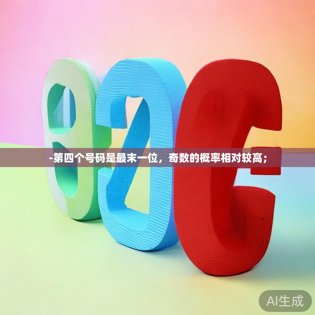 -第四个号码是最末一位，奇数的概率相对较高；