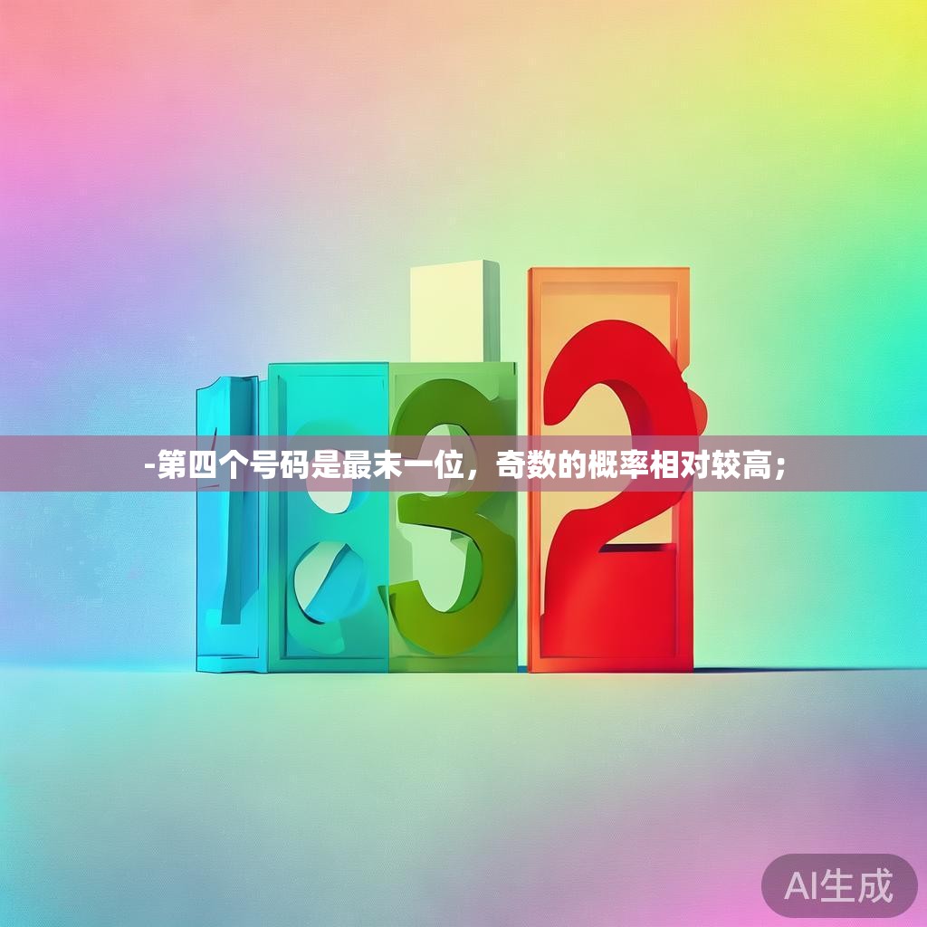 -第四个号码是最末一位，奇数的概率相对较高；