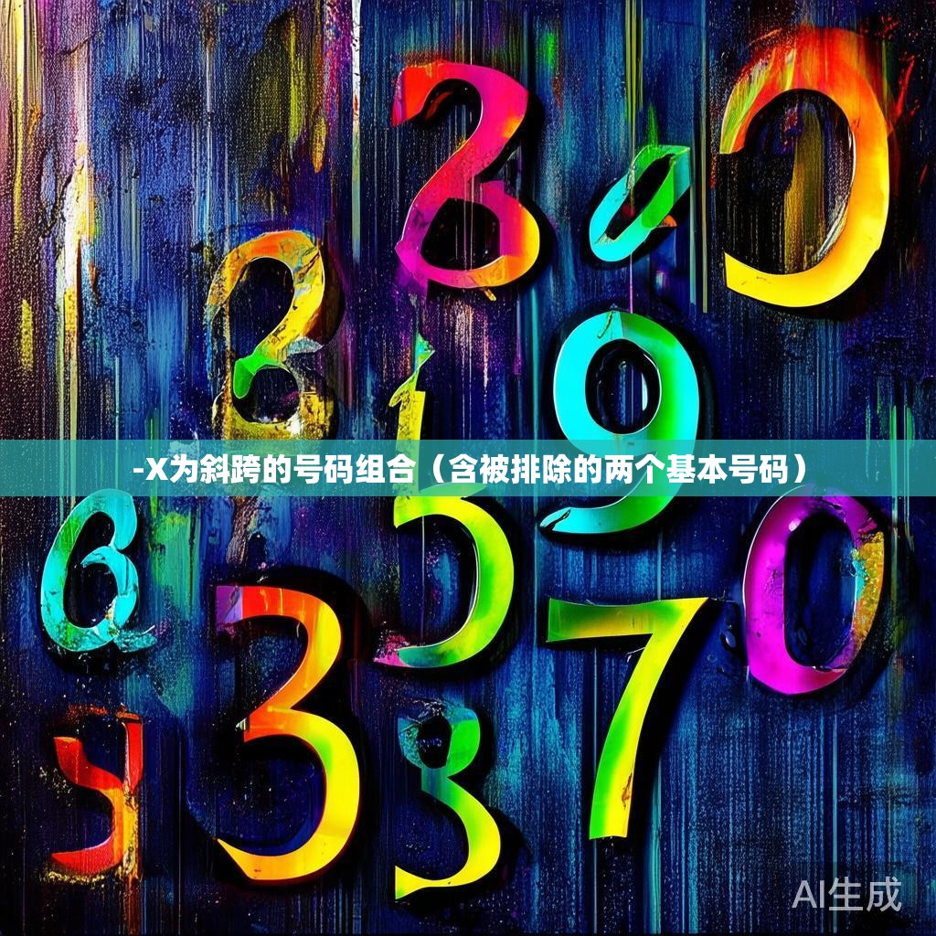 -X为斜跨的号码组合（含被排除的两个基本号码）