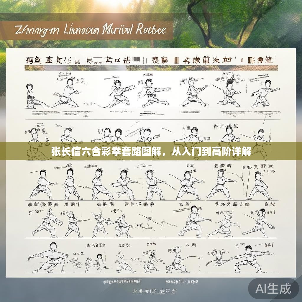 张长信六合彩拳套路图解，从入门到高阶详解