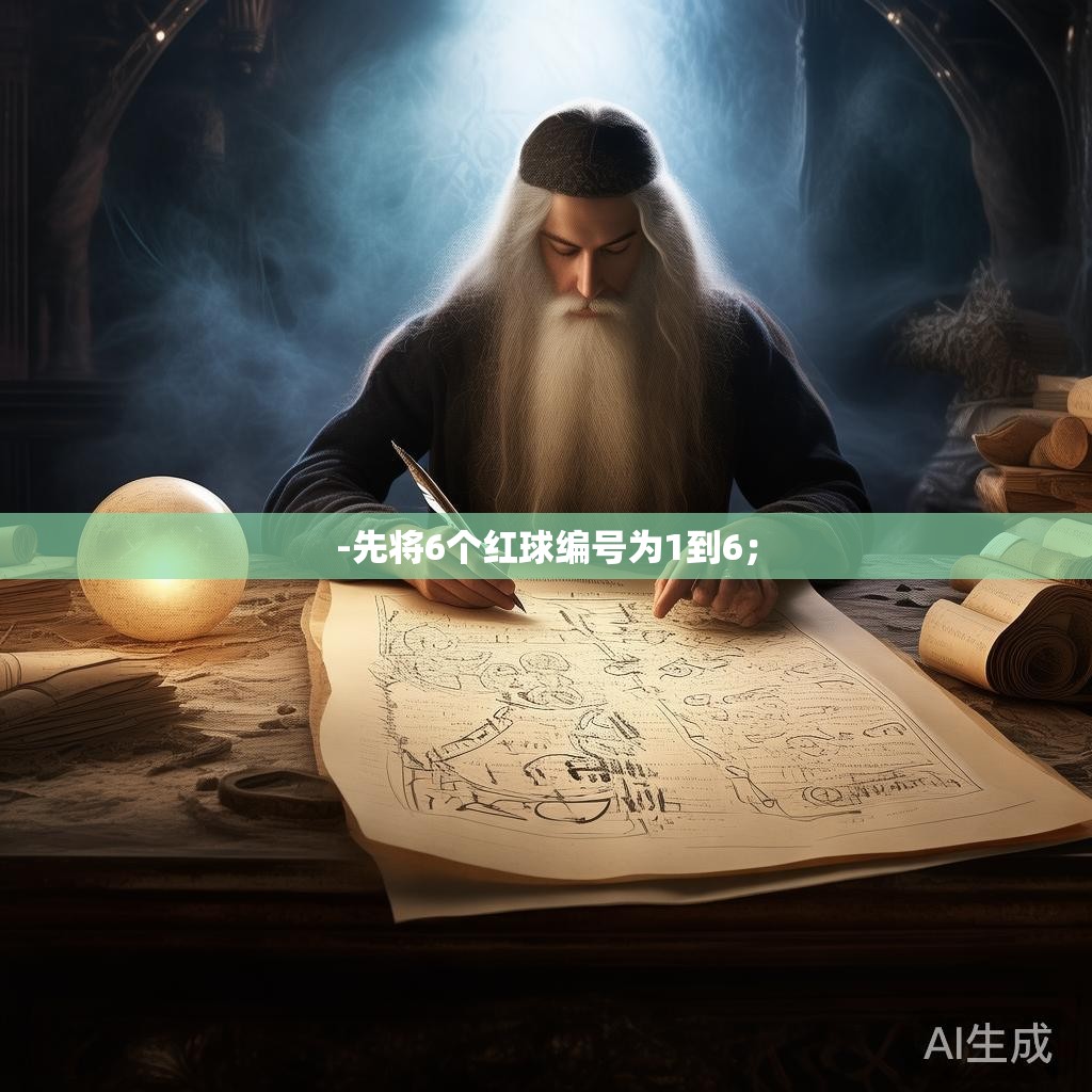 -先将6个红球编号为1到6; -先将6个红球编号为1到6;
