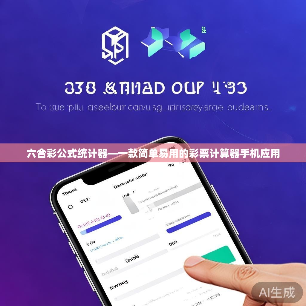 六合彩公式统计器—一款简单易用的彩票计算器手机应用