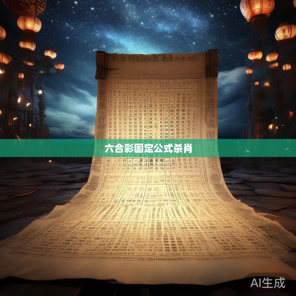 六合彩固定公式杀肖