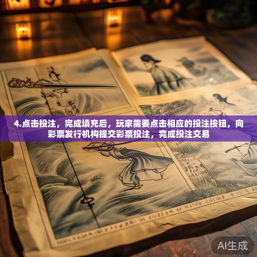 4.点击投注,完成填充后,玩家需要点击相应的投注按钮,向彩票发行机构提交彩票投注,完成投注交易 4.点击投注,完成填充后,玩家需要点击相应的投注按钮,向彩票发行机构提交彩票投注,完成投注交易