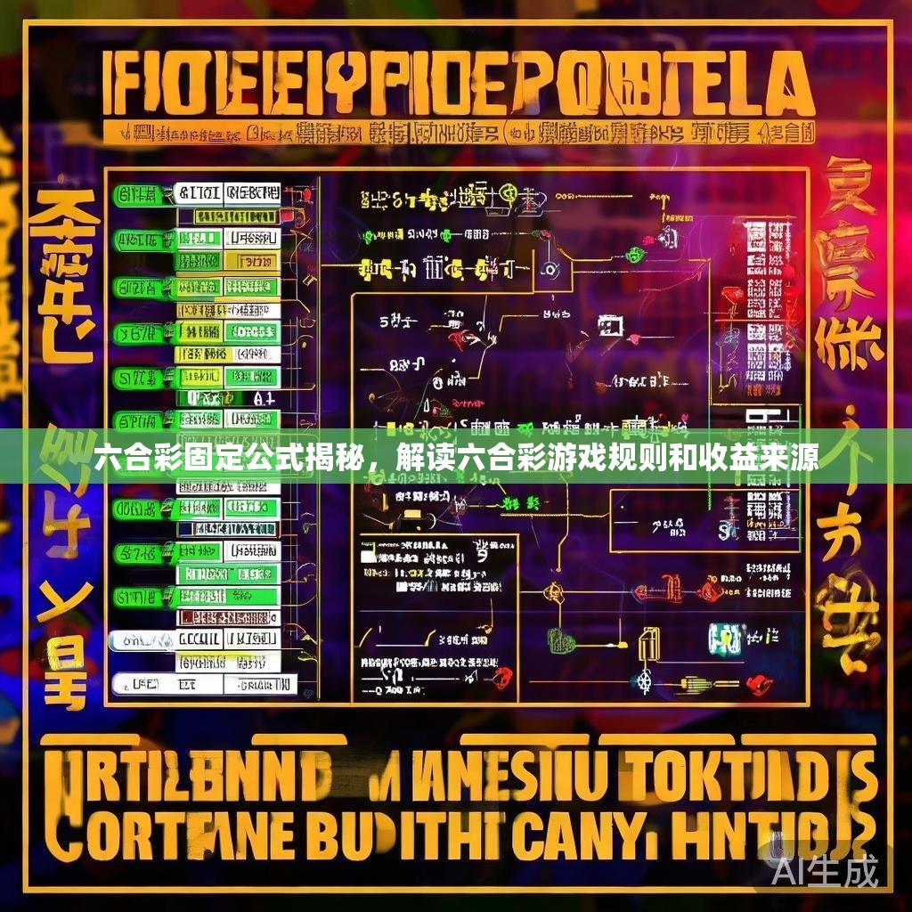 六合彩固定公式揭秘，解读六合彩游戏规则和收益来源