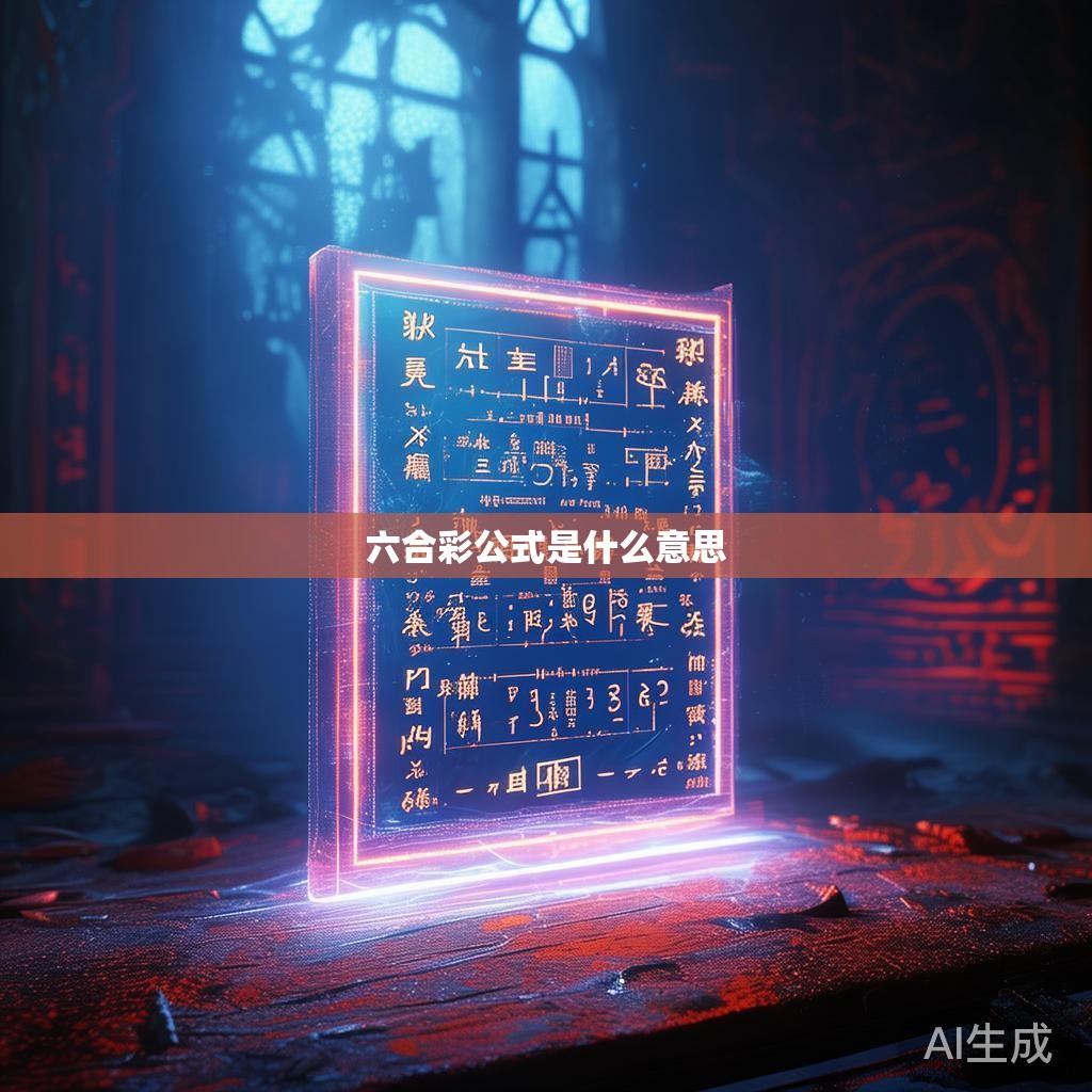 六合彩公式是什么意思 六合彩公式是什么意思