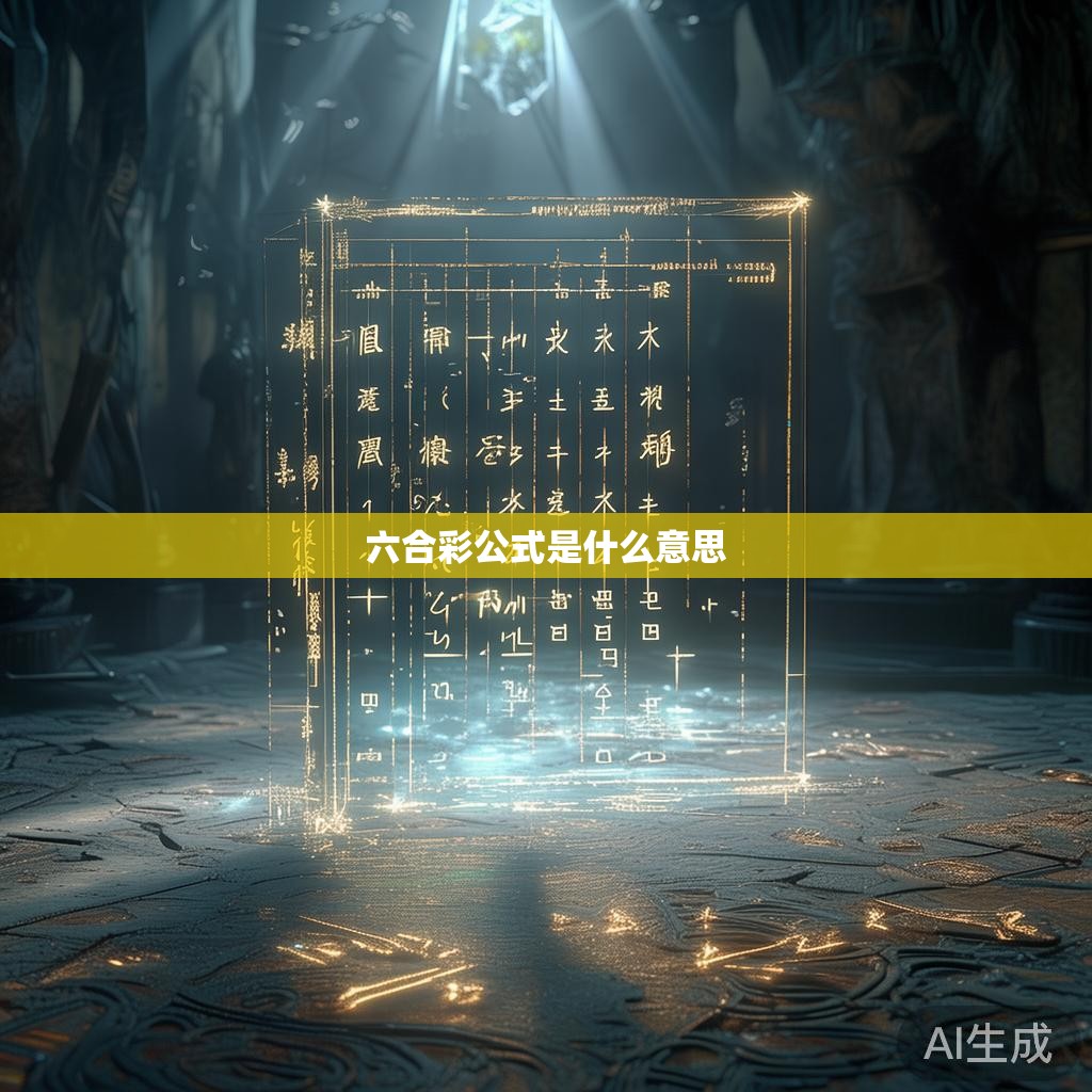 六合彩公式是什么意思 六合彩公式是什么意思