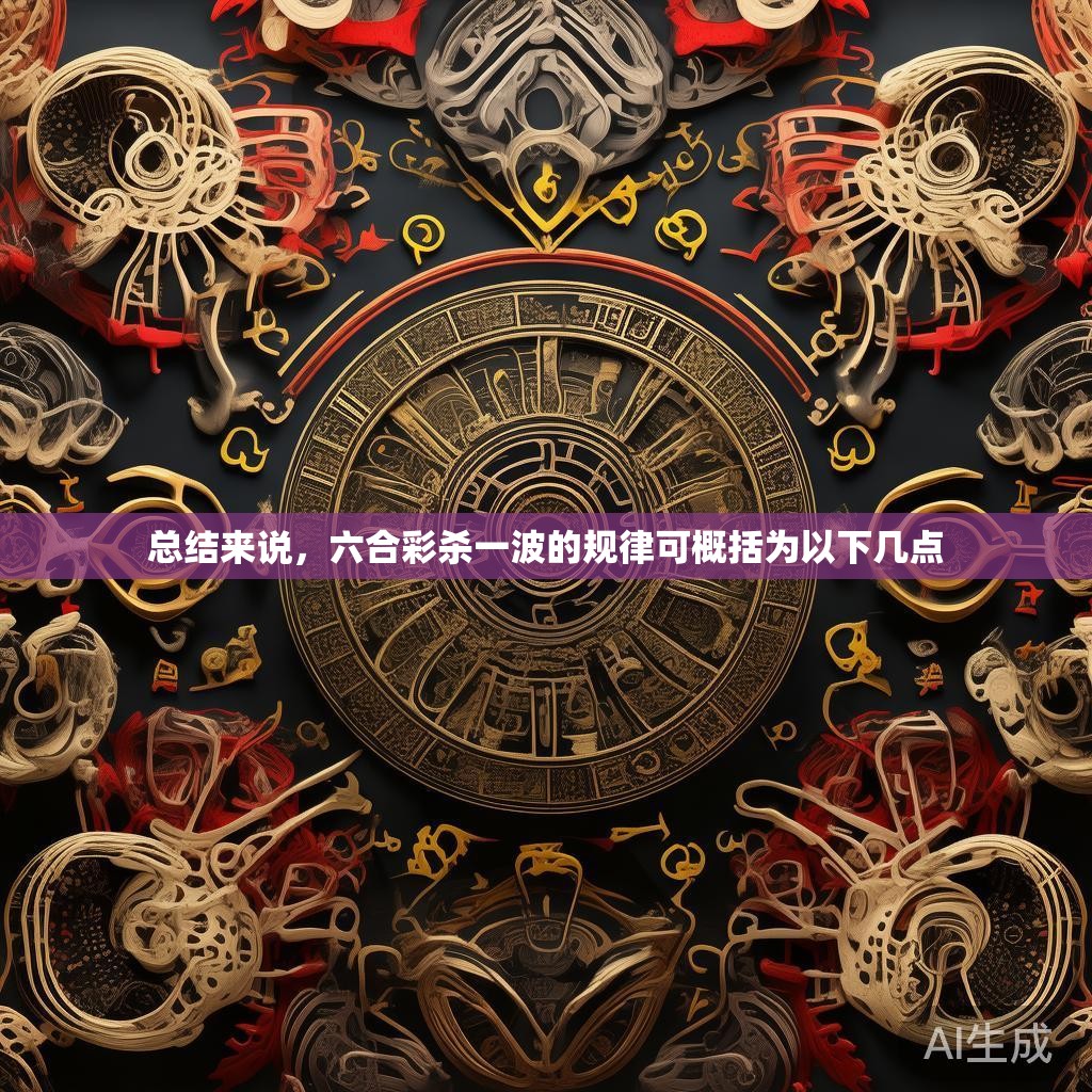 总结来说，六合彩杀一波的规律可概括为以下几点