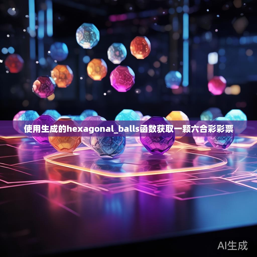 使用生成的hexagonal_balls函数获取一颗六合彩彩票