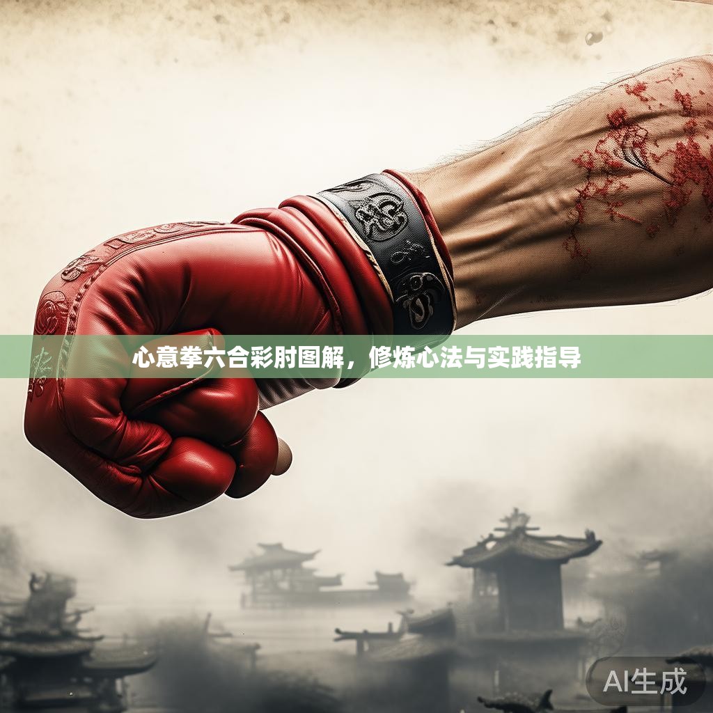 心意拳六合彩肘图解，修炼心法与实践指导