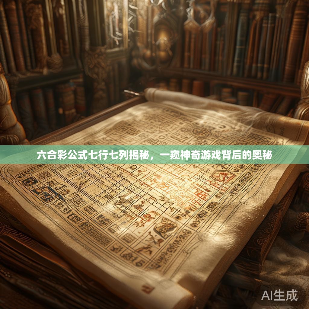 六合彩公式七行七列揭秘，一窥神奇游戏背后的奥秘