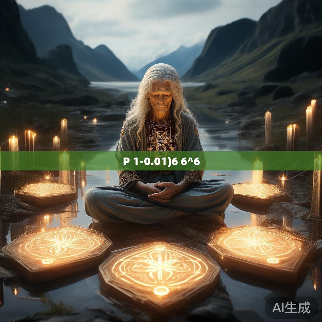 P 1-0.01)6 6^6