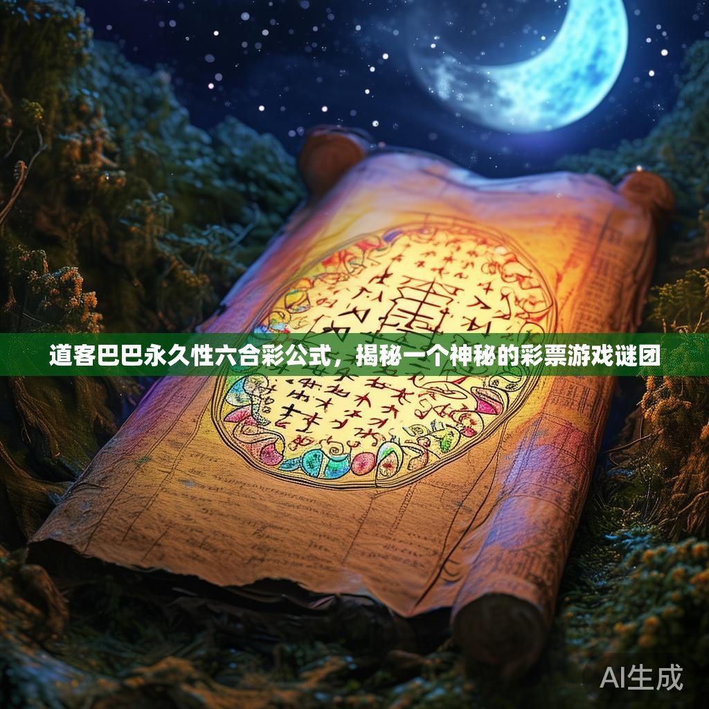 道客巴巴永久性六合彩公式，揭秘一个神秘的彩票游戏谜团