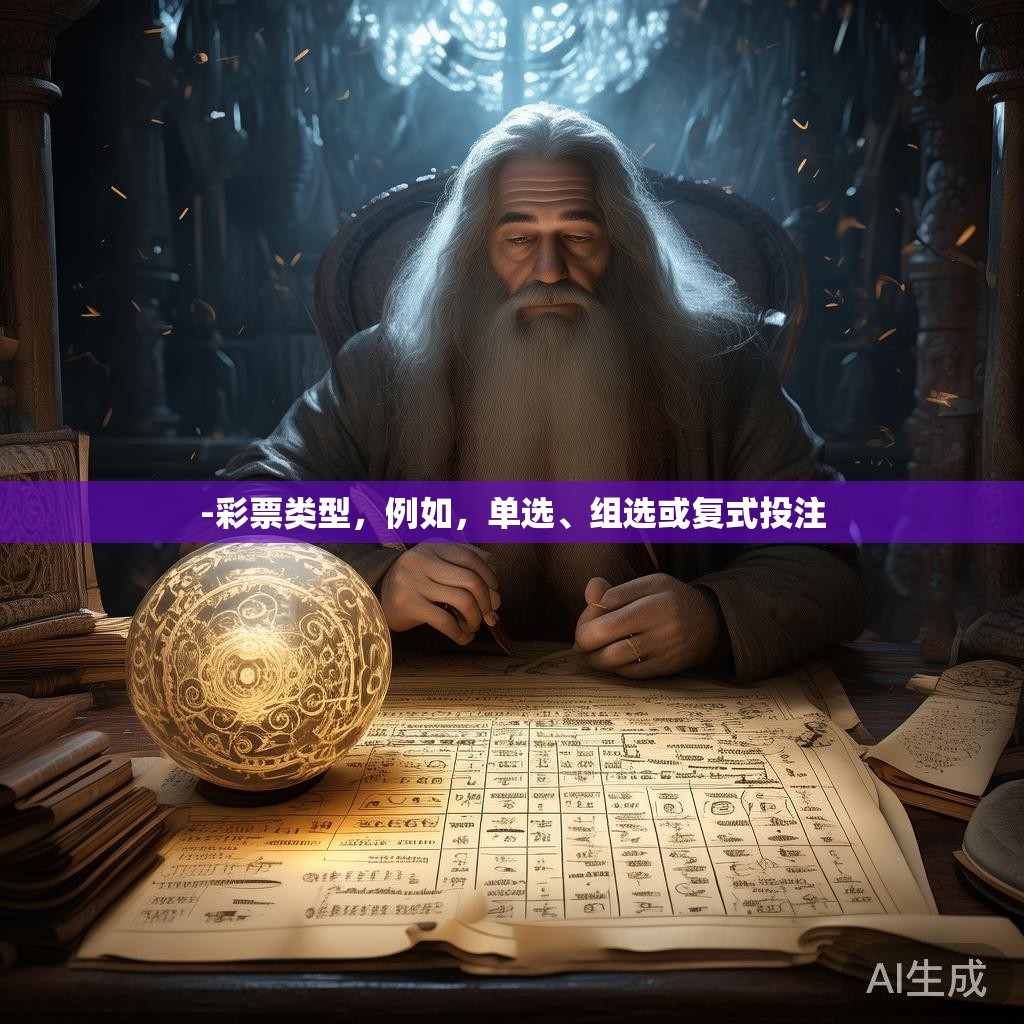 -彩票类型,例如,单选、组选或复式投注 -彩票类型,例如,单选、组选或复式投注