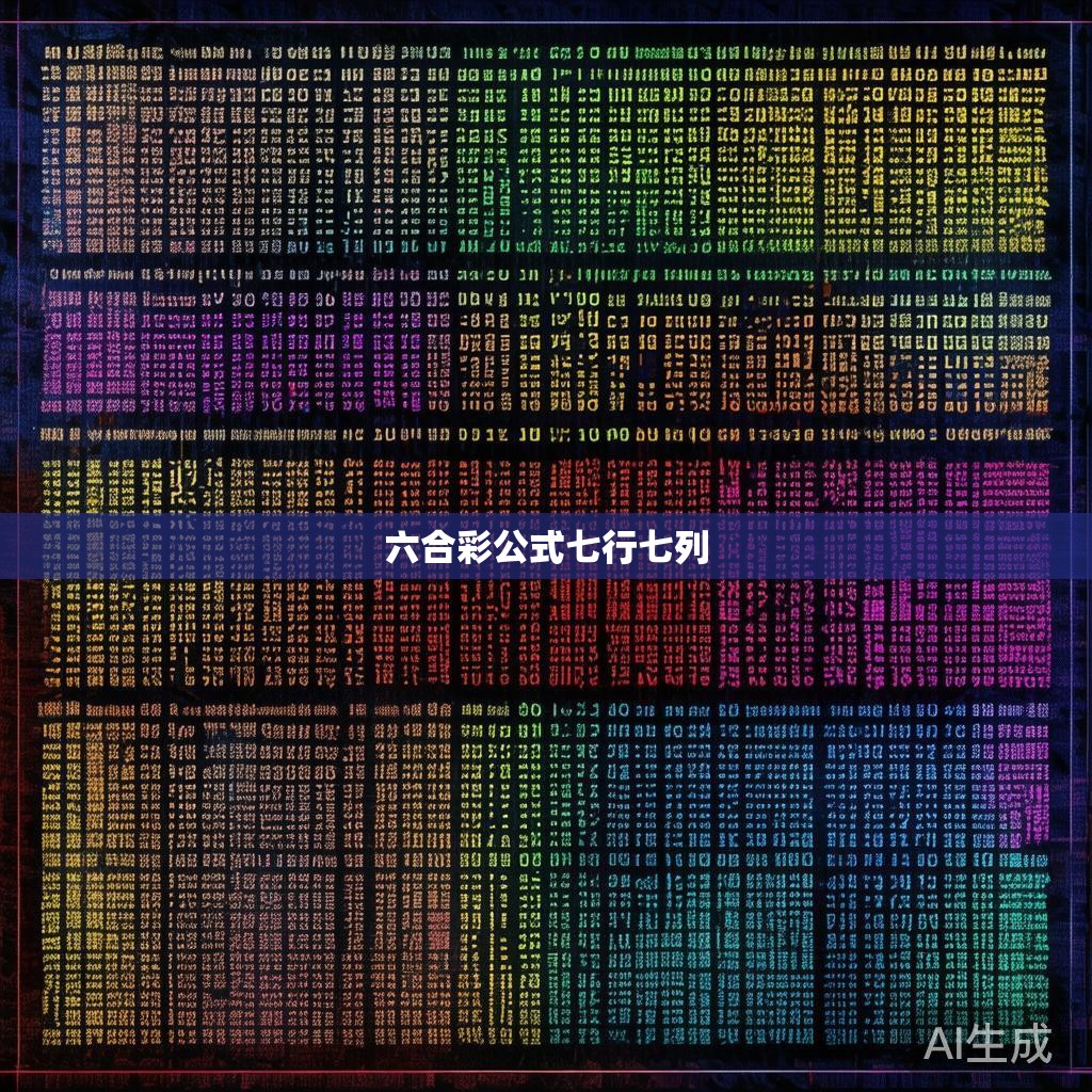 六合彩公式七行七列