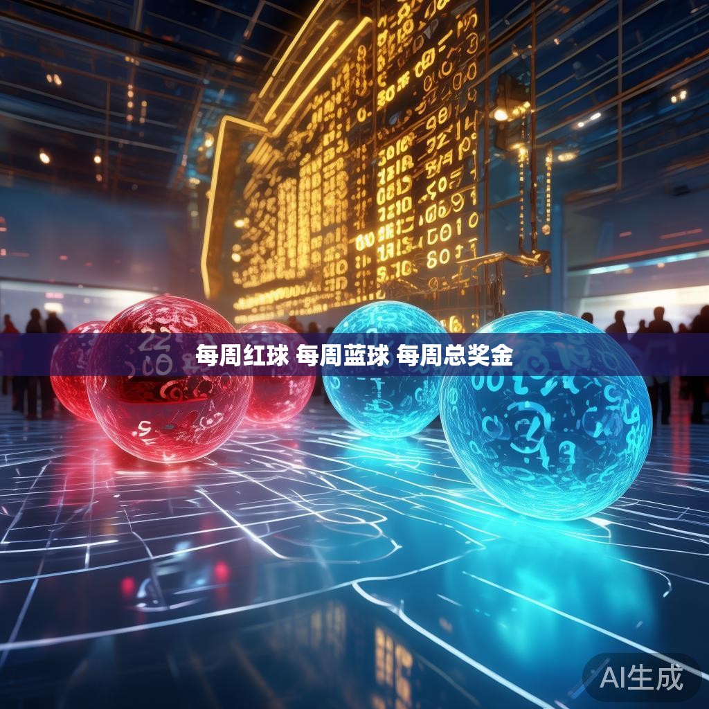 每周红球 每周蓝球 每周总奖金