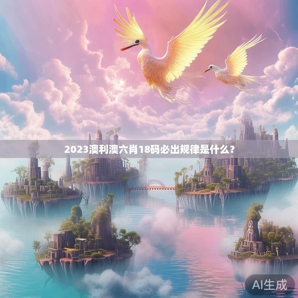 2023澳利澳六肖18码必出规律是什么? 2023澳利澳六肖18码必出规律是什么?
