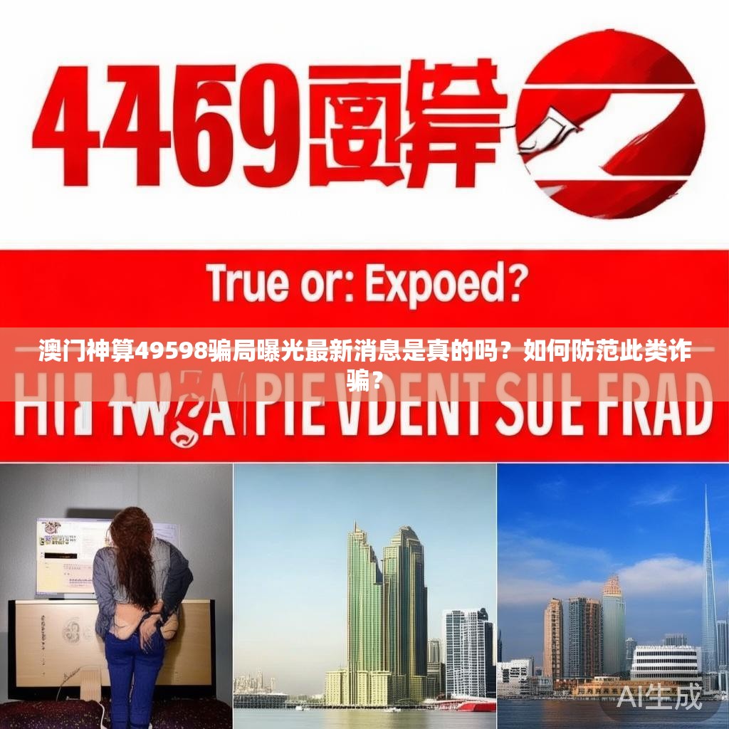 澳门神算49598骗局曝光最新消息是真的吗?如何防范此类诈骗? 澳门神算49598骗局曝光最新消息是真的吗?如何防范此类诈骗?